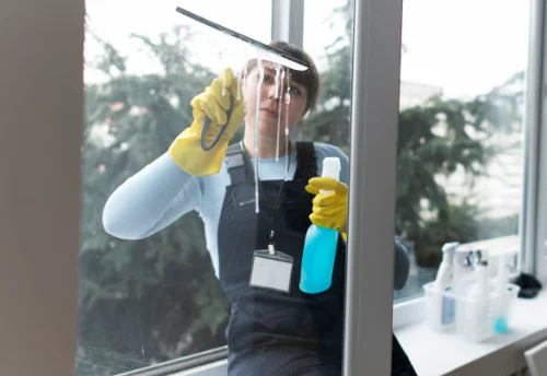 Nettoyage de vitres intérieures et extérieures à Ménil